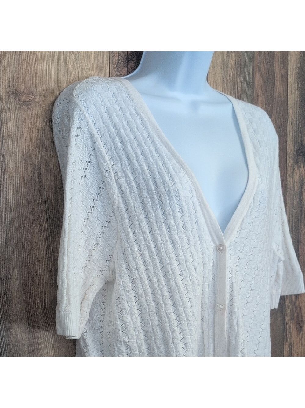 Croft & Barrow Button Down Women's Cardigan Sweater XL                     -D207